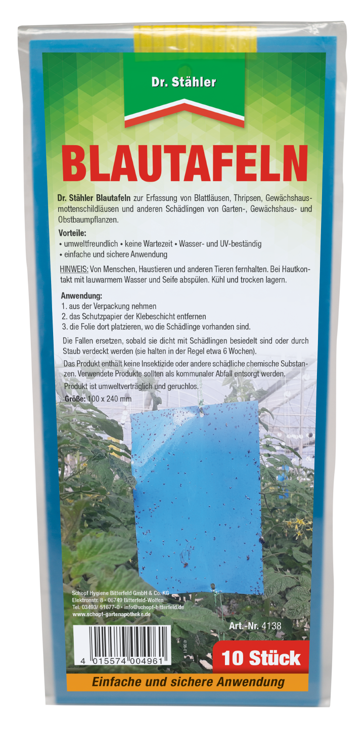 Dr. Stähler Garten-Apotheke Blautafeln